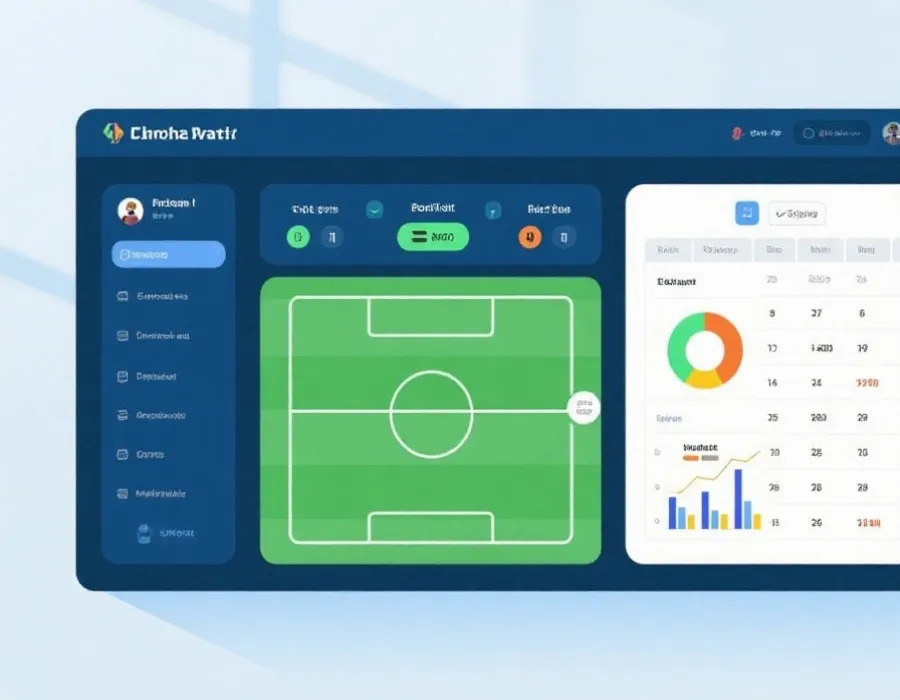 比赛结果与赛程信息示意图